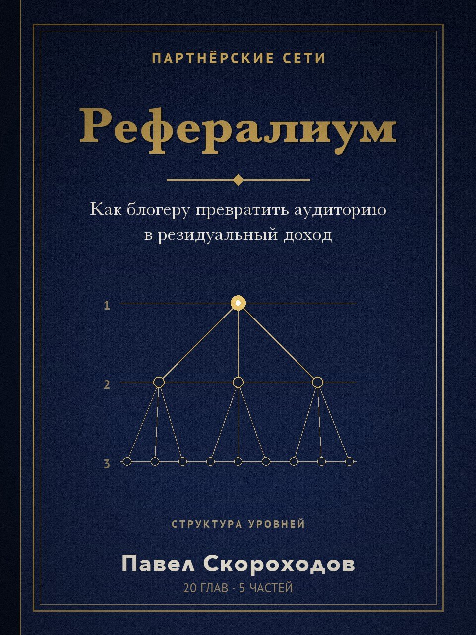 Обложка книги «Рефералиум» Павла Скороходова — как блогеру превратить аудиторию в резидуальный доход